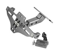 Support Plaque D'immatriculAtion pour MT07 2014-2023 pour FZ07 pour Tracer 700/GT 7 2024 Support Plaque D'immatriculation Arrière Kit D'élimination Garde-Boue Arrière Bien Rangé(Grey)