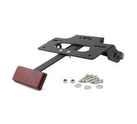 Support Plaque d'immatriculation pour Royal Enfield pour Shotgun 650 2024-2025 Kit De Support De Plaque D'immatriculation Et De Garde-Boue Arrière pour Moto(with Reflector)