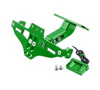Support Plaque d'immatriculation pour Suzuki pour GIXXER 150 155 pour GIXXER SF 250 pour GIXXER F150 FI Arrière Porte-plaques D’immatriculation Arrière Bien Rangé(Green)