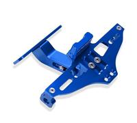 Support Plaque d'immatriculation pour X-ADV XADV750 XADV 750 2017 2018 2019 2020 2021 2022 2023 Porte-Plaque Arrière À Queue Réglable pour Moto(Blue)