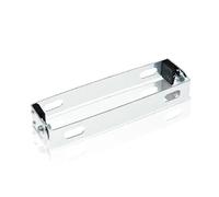 Support Plaque D'immatriculation Support De Cadre Plaque D'immatriculation Moto Réglable, 7 Couleurs Universelles(Argent)
