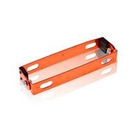 Support Plaque D'immatriculation Support De Cadre Plaque D'immatriculation Moto Réglable, 7 Couleurs Universelles(Orange)