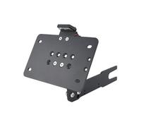 Support Plaque d'immatriculation Support Universel Latéral pour Plaque D’immatriculation De Moto Arrière Aile Bien Rangée
