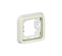 Support plaque étanche 1 poste Plexo composable IP55 - blanc - 69692 - Legrand