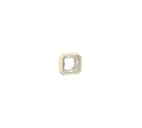 plaque d'encastrement - 1 poste - beige - legrand plexo 069890l