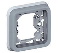 Support plaque étanche PLEXO Legrand composable IP55 gris 069681