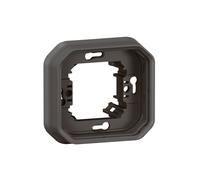 Support plaque étanche pour montage encastré 1 poste Plexo - Anthracite - LEGRAND - 069606L