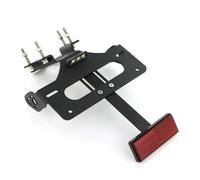 Support Plaque Immatriculation Moto Pour MT-09 FZ-09 2014-2016 Moto Arrière Tidy Fender Eliminator Plaque D'immatriculation LED Lumière Support Plaque D'immatriculation(With Reflector)