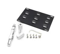 Support Plaque Immatriculation Support de Plaque d'immatriculation avec Crochet de remorquage, Cadre de déport de Plaque d'immatriculation, Compatible avec Audi A4 S4 A5 S5 A7 S7