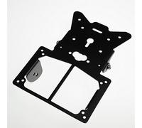 Support Plaque Immatriculation Universel Moto Aluminium Inclinable Quad Noir