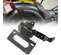 Support Plaque Kit D'éliminateur D'aile Arrière Bien Rangé Support De Plaque D'immatriculation Pour Kawasaki Pour Vulcan S ABS 4 2015 16 17 18 19 20 21 22 2023 Pour Vulcan Cafe ( Color : Dark Grey )
