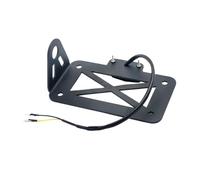 Support Plaque Moto Pour Bobber Pour Cafe Pour Racer Support Plaque D'immatriculation Moto À Montage Latéral Universel