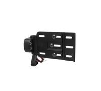 Support Plaque Moto pour Dyna pour Sportster 883 1200 XL 07-16 Support De Plaque D'immatriculation Latéral À LED Télescopique Et Pliable pour Moto Moto Supports Plaque(Noir)