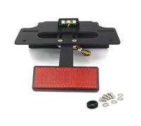 Support Plaque Moto pour Moto pour Morini X pour Cape 649 2021-2024 Support Plaque D'immatriculation Moto Kit D'élimination Garde-Boue Arrière Moto Supports Plaque(with Reflector)