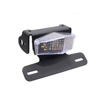 Support Plaque Moto pour Suzuki pour DRZ400SM Queue Bien Rangée Moto Garde-Boue Éliminateur Support De Plaque D'immatriculation Lumière LED(B)