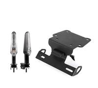 Support Plaque Moto pour Tenere 700 pour Le Monde pour Raid 2019-2026 Moto Queue Bien Rangé Éliminateur Garde-Boue Lumière LED Support Plaque(A with Blinker)