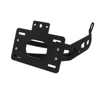 Support Plaque Moto pour XV535 XV1100 pour Virago 1987-2003 Support De Plaque D'immatriculation Moto À Montage Latéral Support D'enregistrement Support Lampe Arrière(Black no)