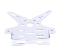 Support Plaque Moto Support De Montage Réglable Couvercle Plaque D'immatriculation Pièces Moto Support Permis Queue Bien Rangée Pour Éliminateur(Silver)