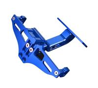 Support Plaque Moto Support de Plaque d'immatriculation arrière de Moto, Clignotants pour Tmax 530/500/560 Sx DX pour Tech Max pour Tmax530 t-Max 560(Blue)