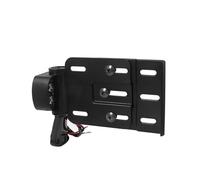 Support Plaque Moto Support de Plaque d'immatriculation latéral télescopique et Pliable Convient pour Harley Dyna Sportster 883 1200 XL 2007-2016(Black)