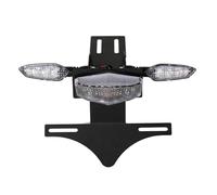 Support Plaque pour Surron pour Lumière pour Abeille pour Segway Éliminateur Garde-Boue Queue Arrière Feu Stop LED Clignotant Support Plaque D'immatriculation D'immatriculAtion(Clear Set 3)