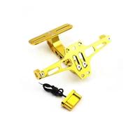 Support Plaque pour Suzuki DR200S DR200SE DR-Z250 DRZ400E DRZ400S DRZ400SM Support Plaque D'immatriculation Support Cadre Porte Plaque numéro(Or)