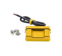 Support Plaque pour TENERE 700 pour Tenere700 2019-2023 Support Support Plaque D'immatriculation Arrière avec Éliminateur Garde-Boue Arrière Léger Porte Plaque numéro(Gold LED Lights)