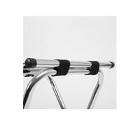 Support Plateau Chromé Pliant