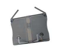 Support pliable en ABS avec clip de page - Support de lecture extensible et réglable pour livres, partitions de musique et tablettes - Économie d'espace