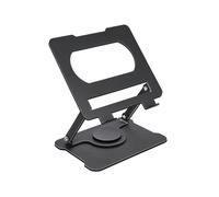 Support pliable en acier au carbone avec base antidérapante et cadre ventilé pour ordinateur portable jusqu'à 17"