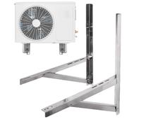 Support pliable en acier inoxydable pour climatiseur | Support de montage mural pour mini unité de climatisation à condensateur sans conduit pour chauffage extérieur Hvac Mini