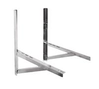 Support pliable en acier inoxydable pour climatiseur | Supports de montage mural pour mini unité divisée AC pour chauffage extérieur à condensateur sans conduit