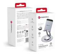 Support pliable Forcell F-Grip Fold Stand 3 360 telephone tablette - Gris