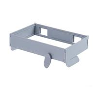 Support Pliable Porte-Plastique Suspendu Rangement Cuisine Armoire Design Compact 18,5x12,6cm(gray)