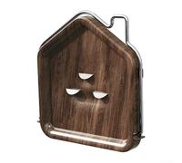 Support pliable pour couvercle de casserole pour l'organisation de la cuisine, conçu pour ranger les planches à découper, les couvercles et les ustensiles plats en un seul endroit (couleur noyer)