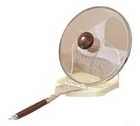 Support pliable pour couvercle de casserole pour organisation de cuisine conçu pour ranger les planches à découper, les couvercles et les ustensiles plats en un seul endroit (jaune lait)