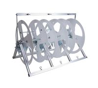 Support pliable pour enrouleur de câbles - Distributeur réglable pour fils électriques et cordes - Organiseur de fil durable