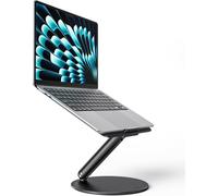 Support Pliable Pour Ordinateur Portable Avec Base Rotative À 360° - En Aluminium - Support Réglable Pour Ordinateur Portable Macbook Pro M4, Macbook Air, Tous Les Ordinateurs Port[ZHB1075]