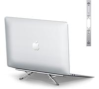 Support pliable pour ordinateur portable - Réglable en hauteur - Support pour ordinateur portable - Support pour ordinateur portable de bureau - Compatible avec MacBook Air Pro, Dell, HP,