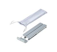 Support Pliable pour Portable, Support Ergonomique Ventilé - Support pour ordinateur portable - bureau - jusqu'à 15,6" - argent
