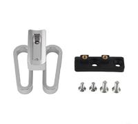 Support pliable pour sacoche de vélo Brompton et pour vélos DAHON conçu pour les cadres avec trou de museau de porc pour soutenir les besoins de montage du bloc de porte-bagages avant (rouge)
