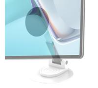 Support pliable pour téléphone portable - Support de bureau en aluminium avec base antidérapante, support de téléphone magnétique pour regarder la télévision, apprendre en ligne