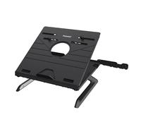 Support Pliable Tronsmart D07 pour Ordinateur Portable avec Porte-Téléphone, Compatible 10-17 pouces, Noir