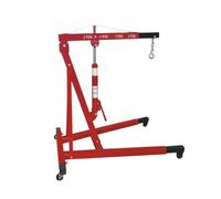 Support pliant hydraulique mobile d'ascenseur de grue d'ascenseur de grue de moteur de 2 tonnes réglable(Fixed style)