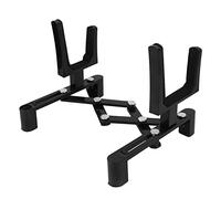 Support Pliant pour Violon, Support d'affichage Pliable pour Violon Facile à Utiliser, Métal ABS Résistant à l'usure pour le Travail en Intérieur pour ukulélé (Le noir)