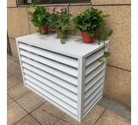 Support polyvalent pour le changement climatique en aluminium, couvercle mini-split pour unités extérieures, changement climatique, réduction du bruit, adapté aux jardins, balcons, extérieurs (Color