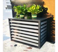 Support polyvalent pour le changement climatique en aluminium, couvercle mini-split pour unités extérieures, changement climatique, réduction du bruit, adapté aux jardins, balcons, extérieurs (Color