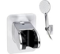 Support Pommeau de Douche Avec Adhésif Puissant, Réglable Support Douche Sans Percage Étanche Support Douchette, Support de Douche Meilleur Que Les Ventouses pour La Salle de Bain