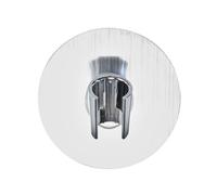 Support pommeau de douche - WENKO - Osimo - Fixation sans perçage - Plastique - Chromé