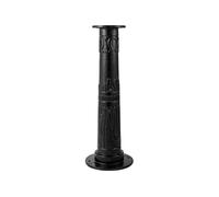VEVOR Support Pompe à Eau Manuelle Socle Pompe à Main Fonte Jardin Pied Pompe à Bras Vintage Bases Élargies en Bas & en Haut Diamètre de Base 16 cm pour Étang Domestique Terrasse 23,7x23,7x66 cm Noir